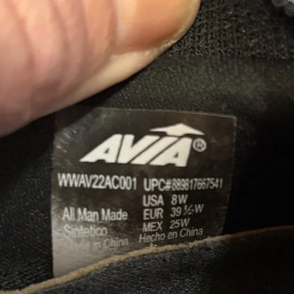 Free w/ $20 Purchase / 8W Avia Black Slip-On Sneakers - Picture 6 of 7